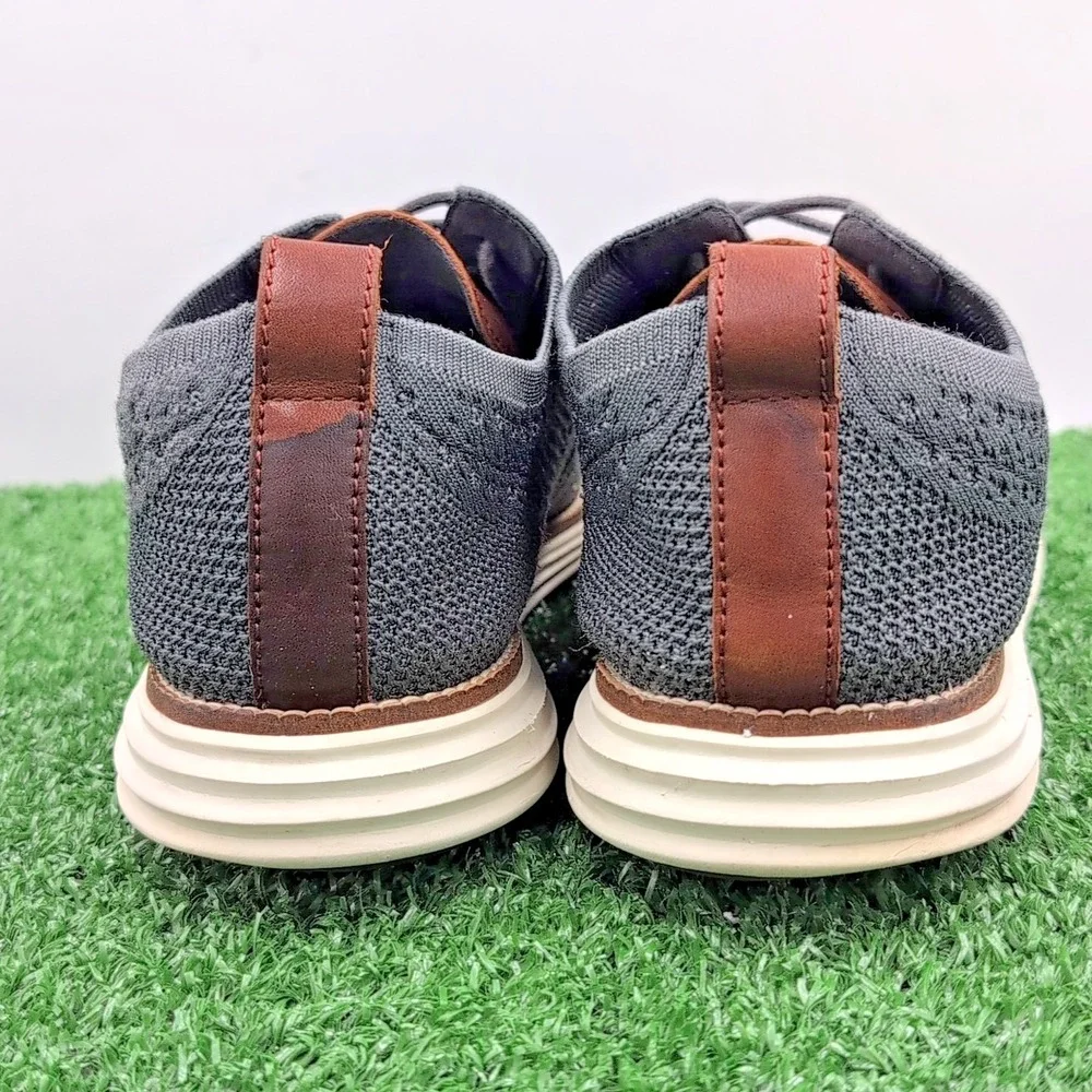 Cole Haan ØriginalGrand Stitchlite Shoes Mens 10 Grey Oxford Sneakers‎ C27961